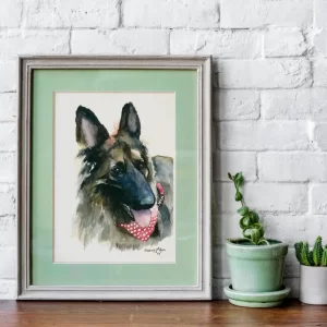 Watercolour Pet Portrait